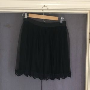 Lace and Tool Skirt